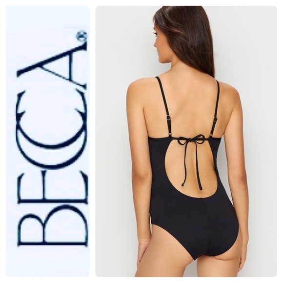 ๐HP๐โญ๏ธNew Becca Muse Crochet One-Piece Swimsuit - Picture 4 of 12